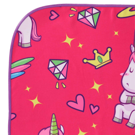Kids Unicorn Microfiber Towel, 160 x 80 cm, Quick Dry