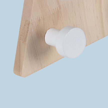 Kids Wall Coat Rack, 4 Hooks – Mountain Design