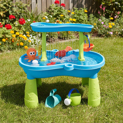 Kids Water Play Table with Accessories – 2 Tiers