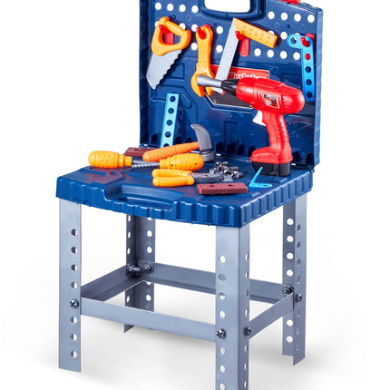 Kids Workbench Set, 56 Pieces, Electric Drill, Age 3+