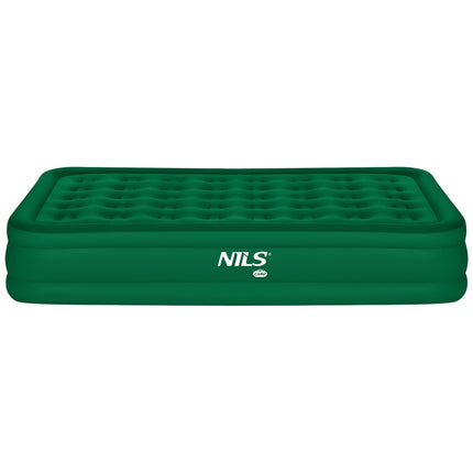 King Size Double Mattress with Electric Pump, Green