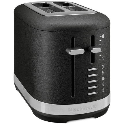 KitchenAid 2-Slice Toaster with Manual Lift Lever, Cast Iron Black, All-Metal