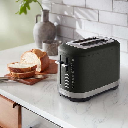 KitchenAid 2-Slice Toaster with Manual Lift Lever, Cast Iron Black, All-Metal