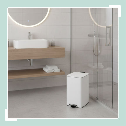 Kitchen Pedal Bin, 30L, Soft-Close Lid