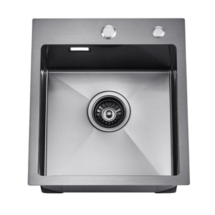 Kitchen Sink 40x45cm, Top-Mount 304 Stainless Steel, Black