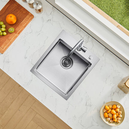 Kitchen Sink Workstation, 40x45cm, 304 Stainless, Top-Mount
