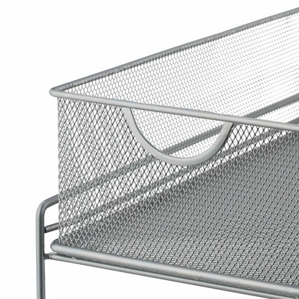 Kitchen organization with 2 pull-out baskets