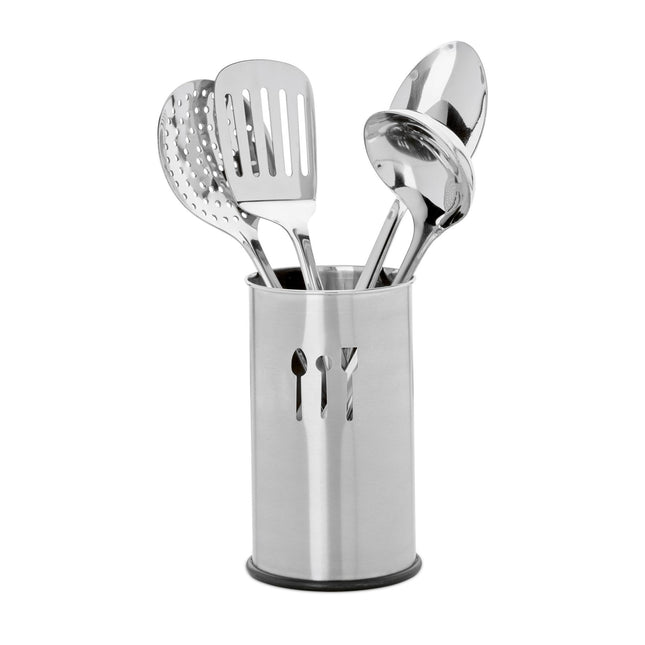 Kitchen utensils in stainless steel