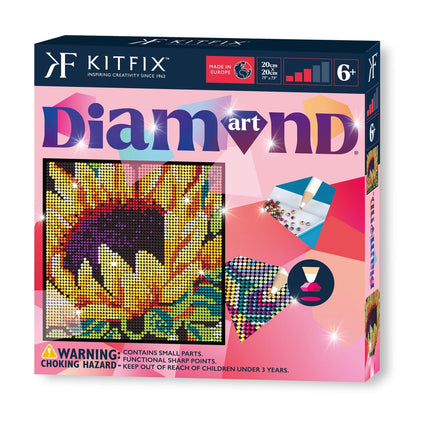 Kitfix Diy Set Diamond Art Sunflower
