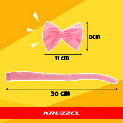 Kitten Costume Set, Pink, 4-Piece, Ages 3-10