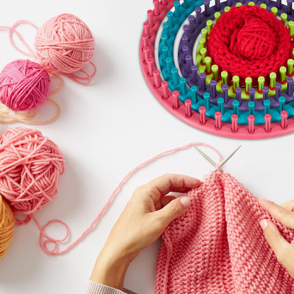 Knitting rings set of 6