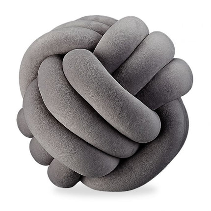 Knot cushion solid color