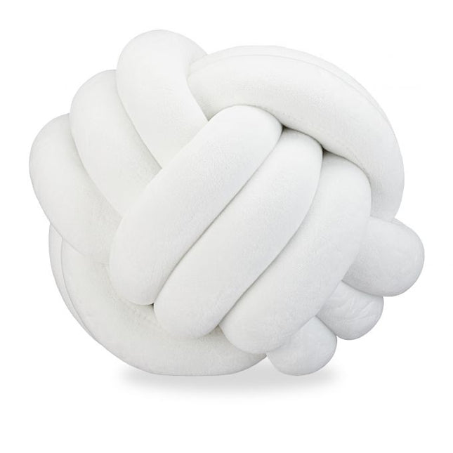 Knot cushion solid color