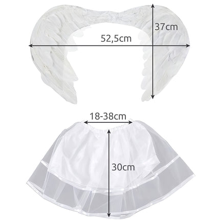 Kruzzel 22560 angel costume