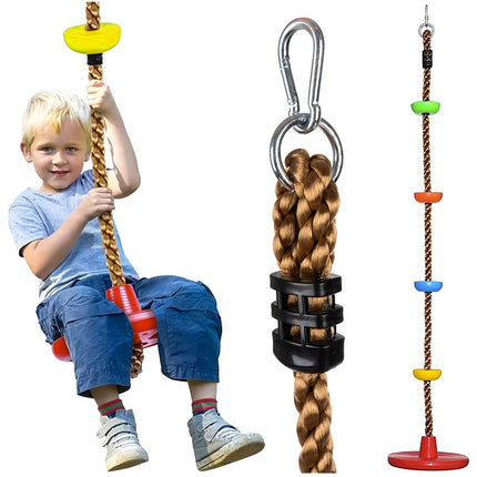 Kruzzel 25367 Rope Climbing Swing