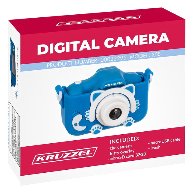 Kruzzel AC22295 blue digital camera