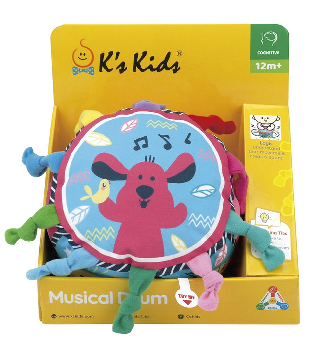 Kskids Activity Toy Soft Musical Drum