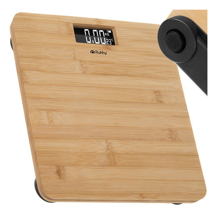 LCD bathroom scale - wooden Ruhhy 22522