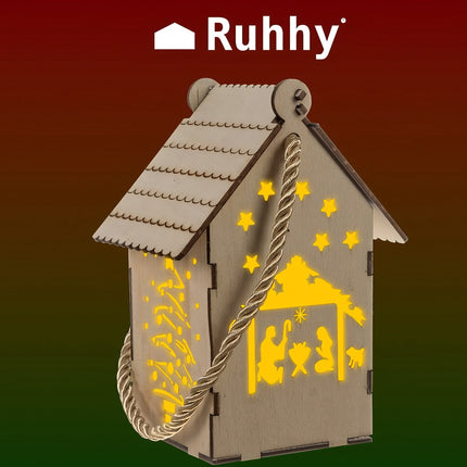 LED Advent lantern Ruhhy 22163