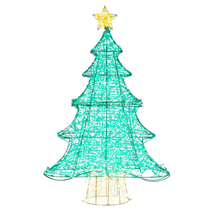 LED Artificial Christmas Tree 123cm, 520 Lights, Star