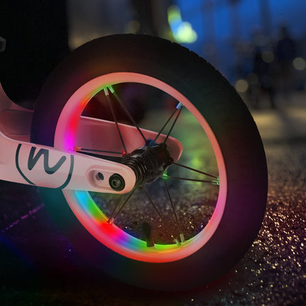 LED Balance Bike, 12"" Wheel, Pink