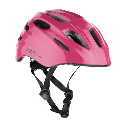 LED Bike Helmet, Pink, Size S (51-58 cm)