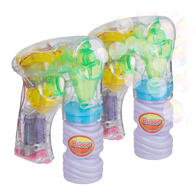 LED Bubble Gun - Set of 2