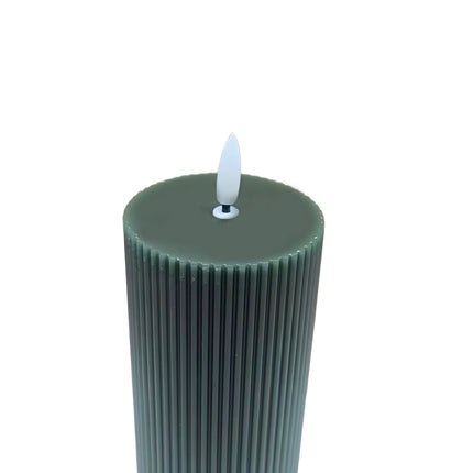 LED Candles Set of 4, 18cm Real Wax Flameless