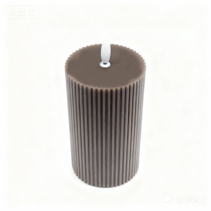 LED Candles Set of 4, 18cm, Real Wax, Flickering Flame