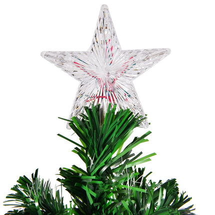 LED Christmas Tree, Fiber Optic, 180 cm, Green