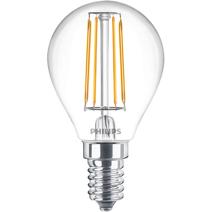LED E14 Globe P45 2.3W (40W) Clear 485lm 2700K Energy class A