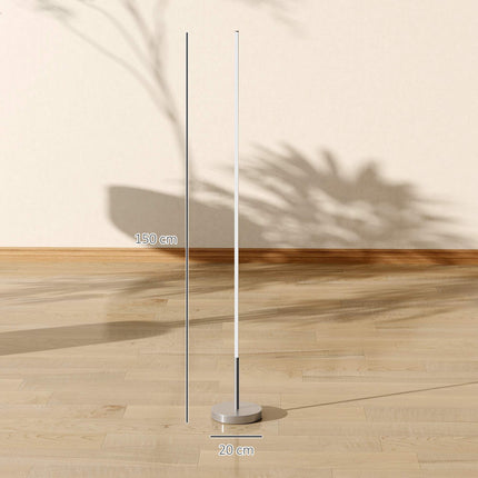 LED Floor Lamp, Dimmable 3000-6000K, Remote, 150 cm