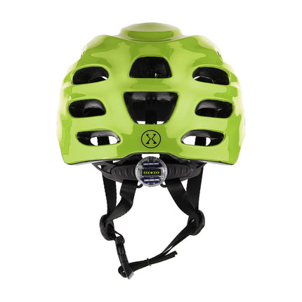 LED Green Helmet, Size XS (49-55 cm)