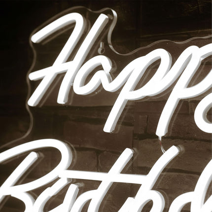 LED Happy Birthday Sign – Acrylic, USB Powered