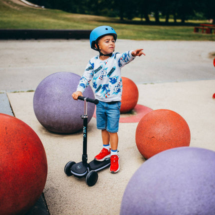 LED Junior Scooter, Adjustable Height, Lightweight