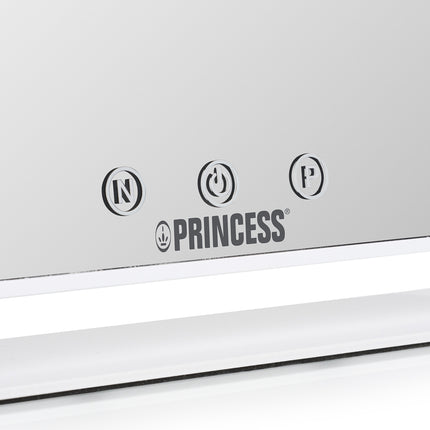 LED Makeup Mirror with 12 LEDs and 3 Light Modes, Rechargeable, 39 x 29 cm