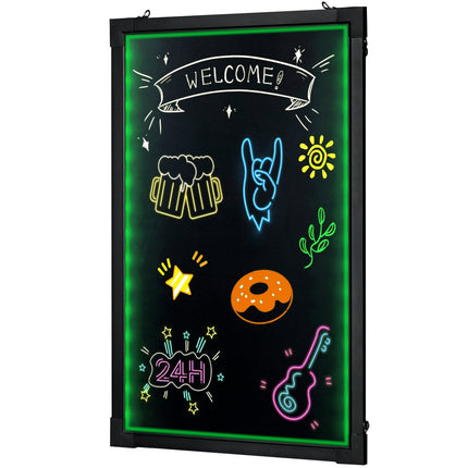 LED Message Board 40.6x30.5 cm, 16 Colors, Remote