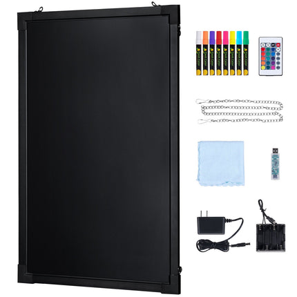 LED Message Board 40.6x30.5 cm, 16 Colors, Remote