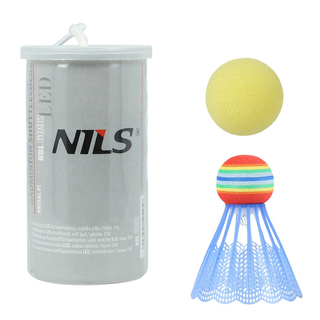 LED Nylon Shuttlecock met Bal, 1 Stuk