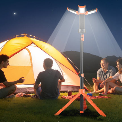 LED Work Light With Tripod Stand, 2200lm, 6Ah