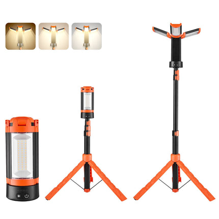 LED Work Light with Tripod Stand, 2200 lm, 3 Heads