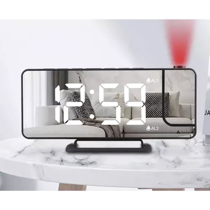 LED alarm clock with Izoxis 19576 projector