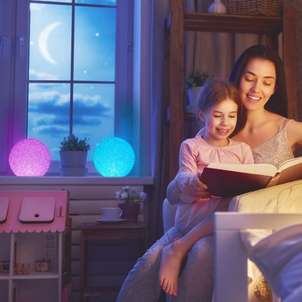 LED ball light with color change set of 2