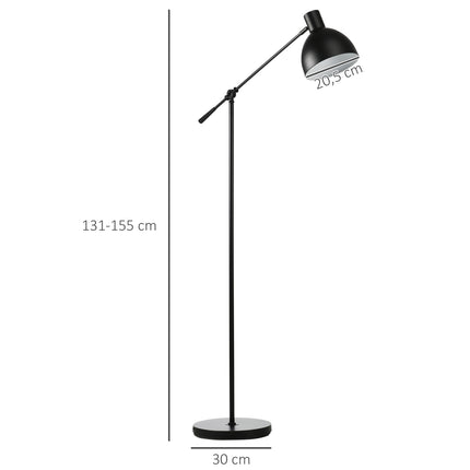 LED floor lamp with adjustable stand and dimmable light