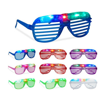 LED glasses - set of 10