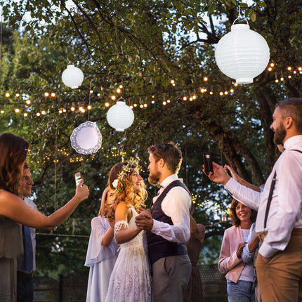 LED lanterns white 10 pcs
