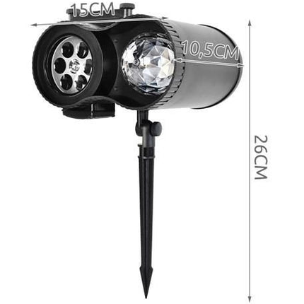 LED projector for the holiday house waves + 12 slides