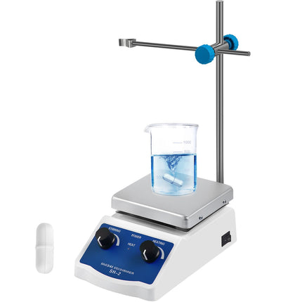 Laboratory Magnetic Stirrer Hotplate, 2000 RPM, 220V