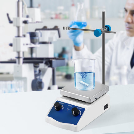 Laboratory Magnetic Stirrer Hotplate, 2000 RPM, 220V