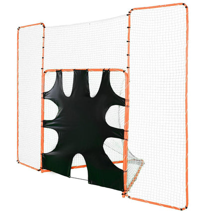 Lacrosse Goal 12x9 Ft with Backstop and Target, Steel